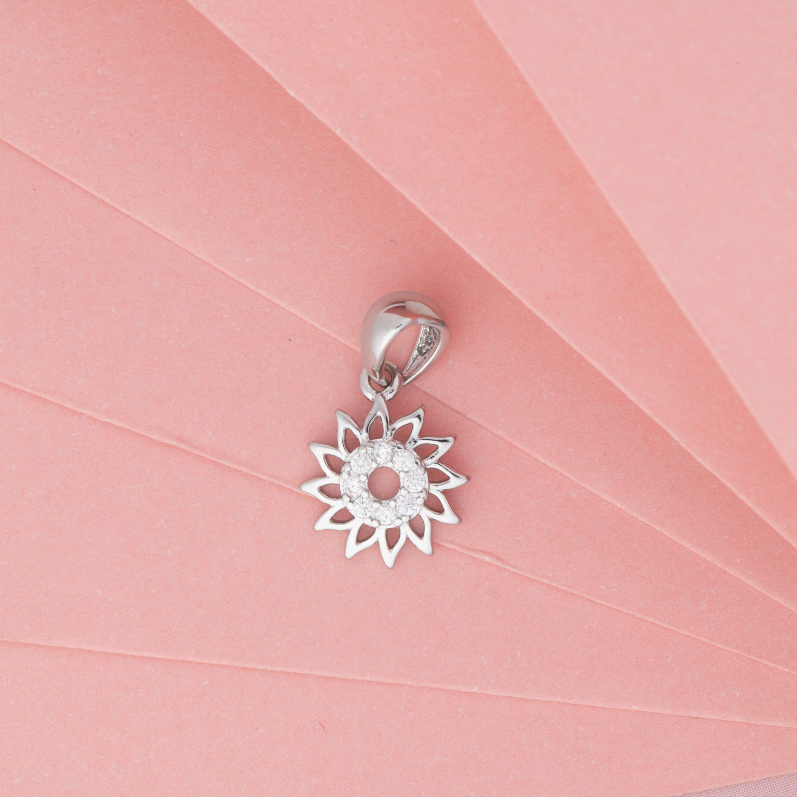 Sweet Love Floral Pendant Charm
