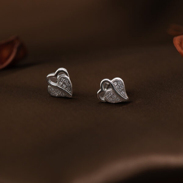 Twin Heart Embrace Studs