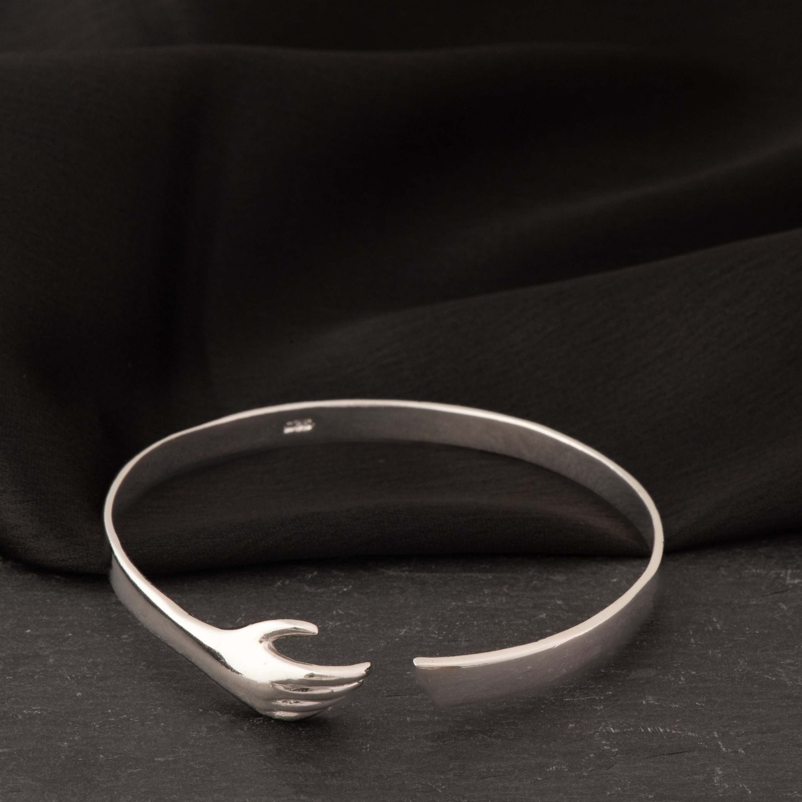 Warm Hug Silver Kada