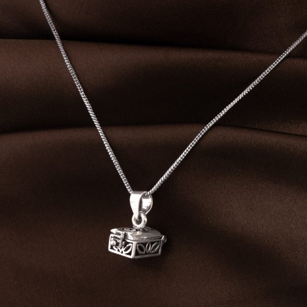 Wish Box 3D Oxidised Pendant Charm