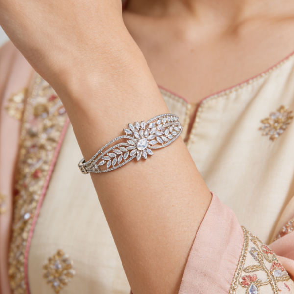 Ice on Fire Silver Kada