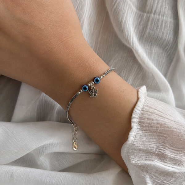 Evil Eye Butterfly Bracelet